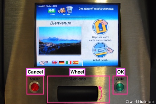 How to use the ticket vending machine