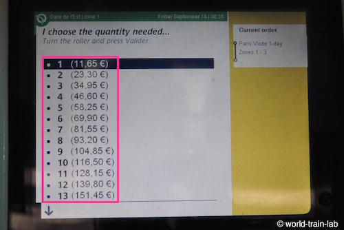 Select the number of tickets