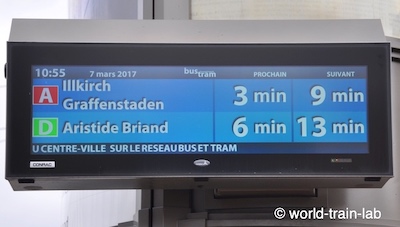 Tram information